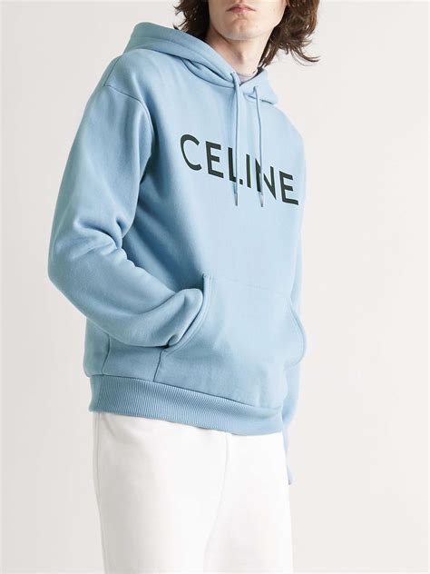 celine hoodie mens blue|Celine shop men's.